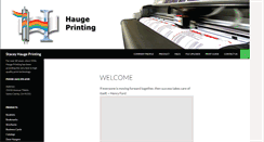 Desktop Screenshot of haugeprinting.com